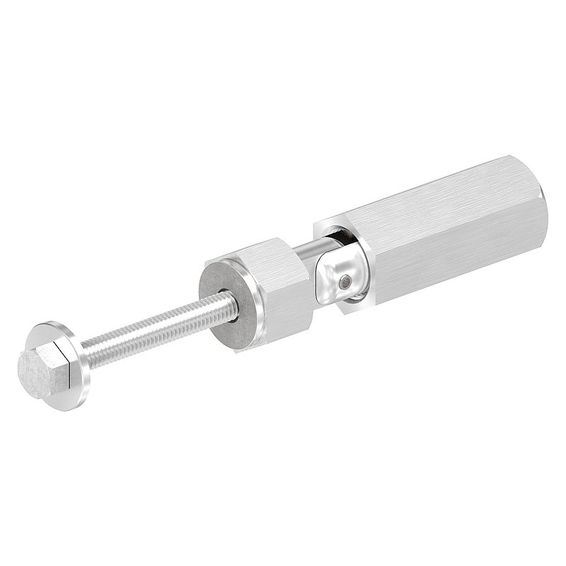 Gewindeterminal zur Selbstmontage, Seil 6mm, V2A