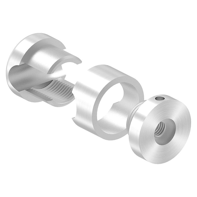 Brenk, support de base pour barreaux Ø 12mm, V2A