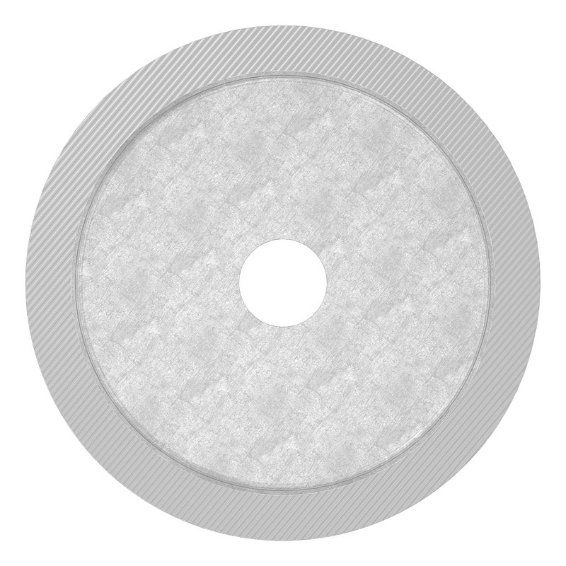 Unterteil für 62mm Glaspunkthalter, t: 10mm, V2A