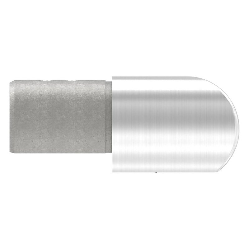 Eckbogen horizontal, für 42,4mm, V4A, Verlaufsecke