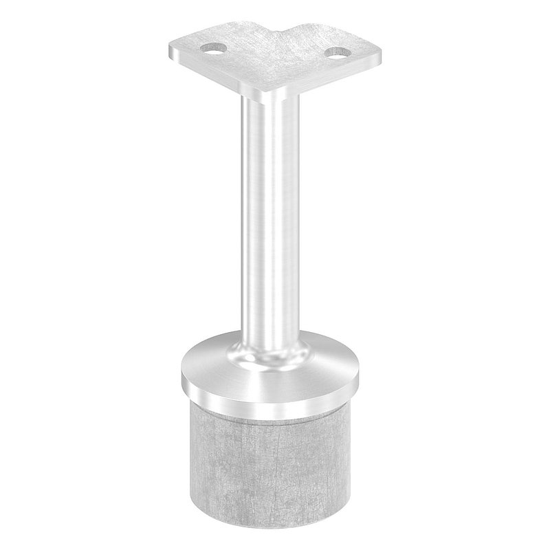 Rohrabschlussstopfen für Rohr 42,4x2,0mm, Handlaufanschlussplatte 90°, V4A
