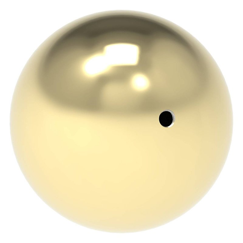 Messinghohlkugel Ø 120mm mit M10