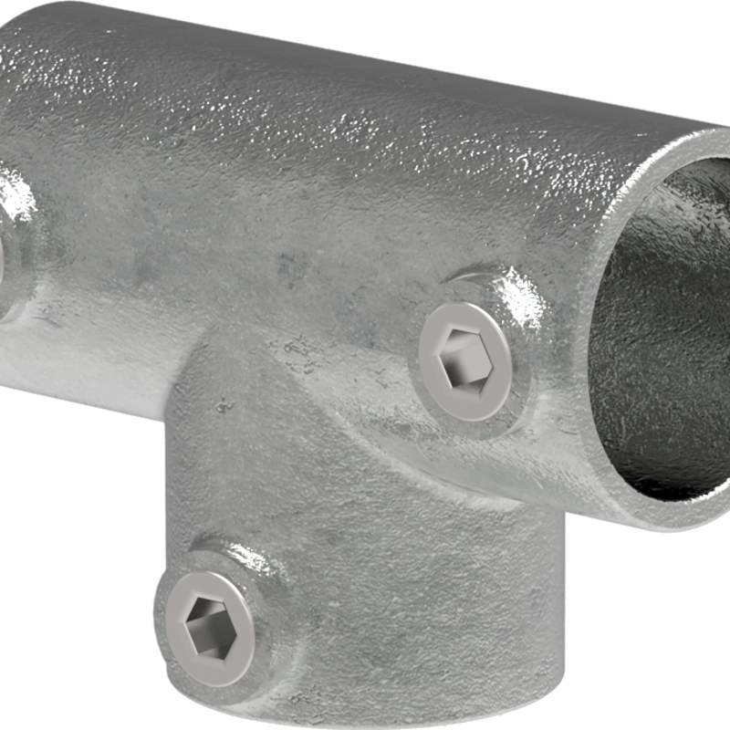 T-Stück lang, für Rohr Ø 48,3mm