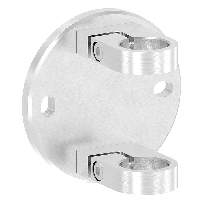 Wall mounting for railing post 33.7 mm, AISI304