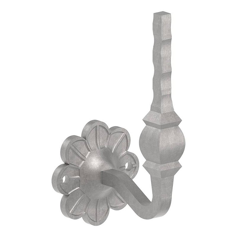 Support de mains courante avec embase ronde Ø93mm, plate