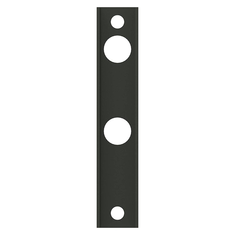 Adapter für Gittertorschlösser GTS2, für Rundrohre Ø 33 - 60mm, RAL 6009 tannengrün