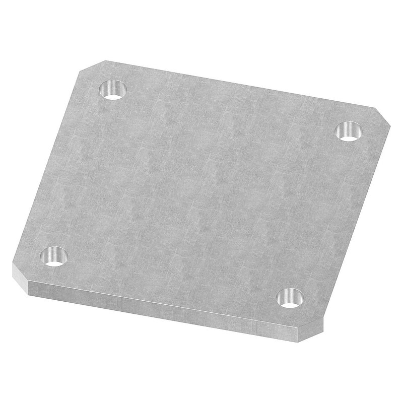 Plaque d'ancrage 150x150x10mm