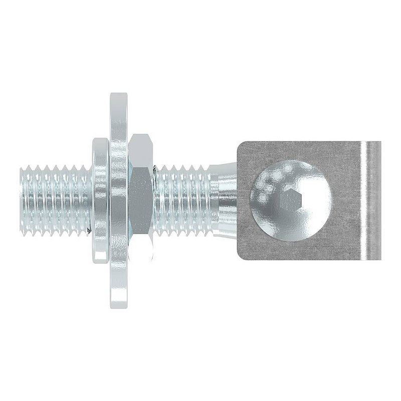 Door hinge M20, galvanised