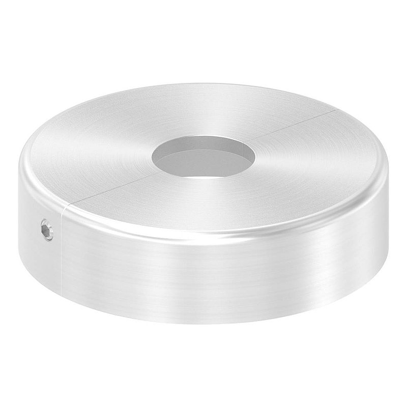 Rosace de recouvrement, 45x12mm, perçage Ø 12.5mm, en deux parties, V2A