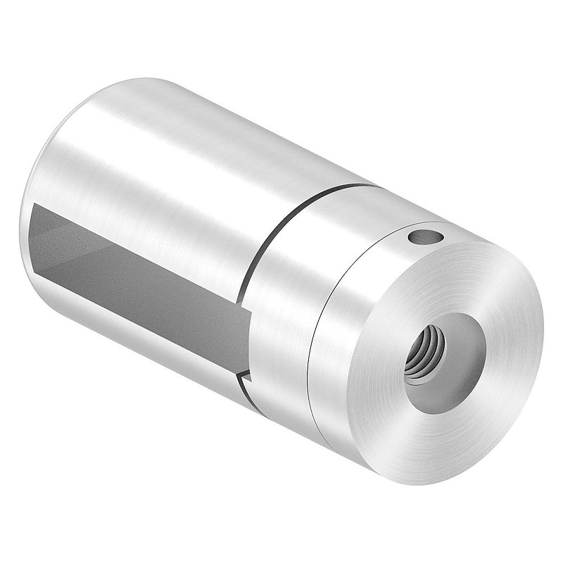 Brenk Grundhalter für Flachstäbe 40x8mm, V2A