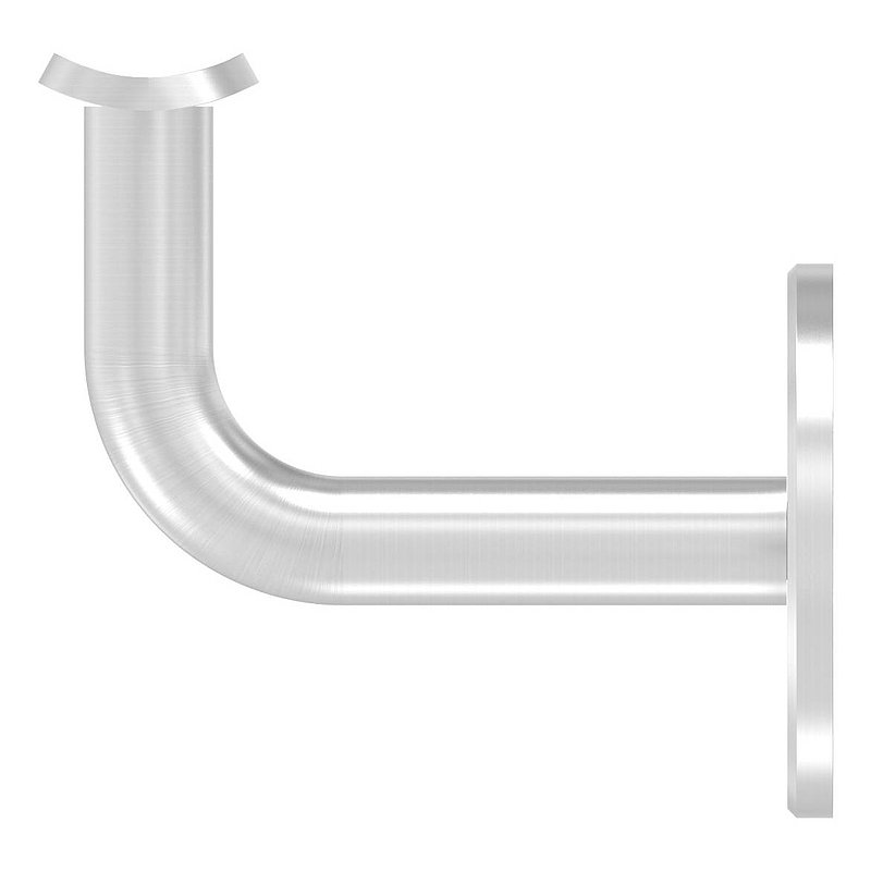 Handrail holder without cable gland for LED handrails, solid material, AISI304