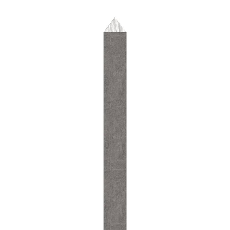 Barre de clôture 12x12mm, H : 950mm, pointe en forme de pyramide