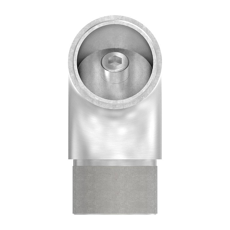 Tube bend 90°, adjustable, for tube 42.4x2.0mm, AISI304