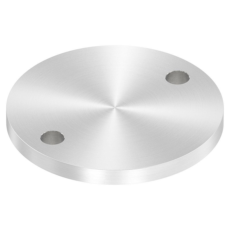 Ankerplatte Ø 120x10mm, mit Rundschliff, V2A