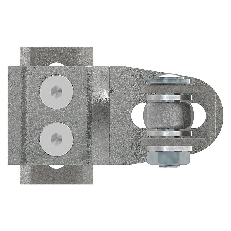 Door hinge M12, 4-way adjustable, 180°