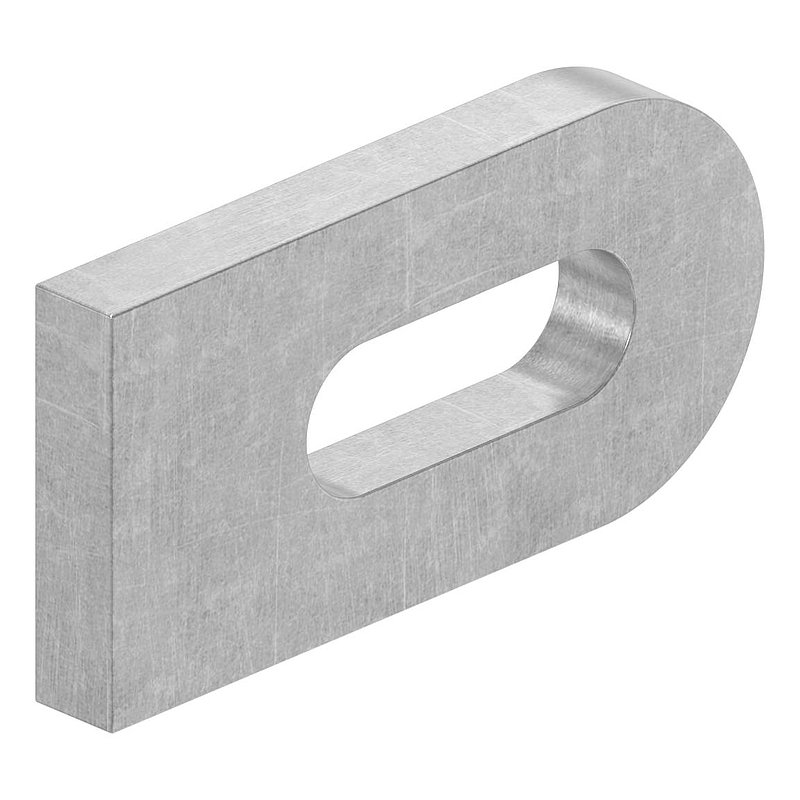 Weld-on bracket 50x25x6mm