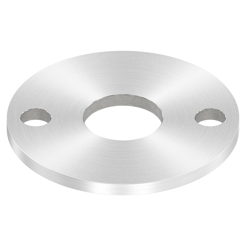 Ankerplatte Ø 100x6mm, mit Rundschliff, V2A