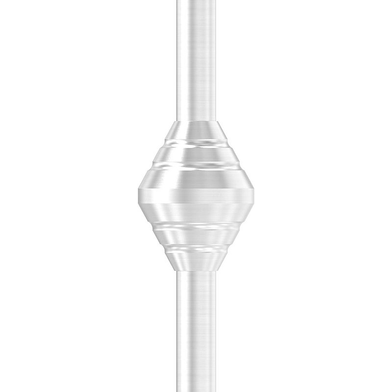 Decorative sleeve for 12mm round material, AISI304
