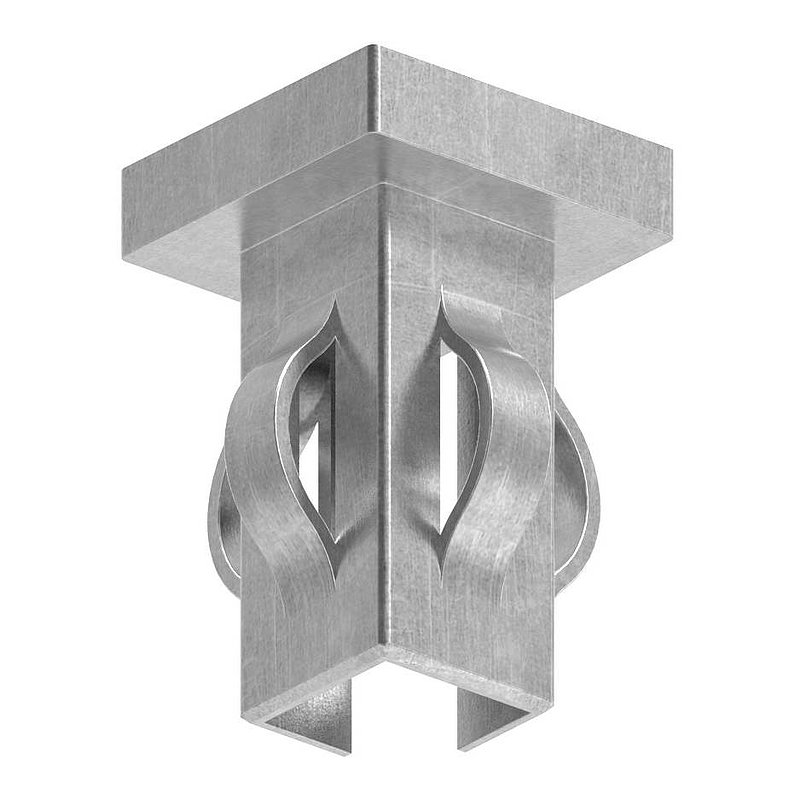 Bouchon en acier, pour tube carré 20x20mm