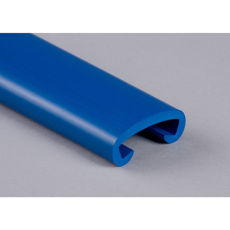 Kunststoffhandlauf für 40x8mm, enzianblau