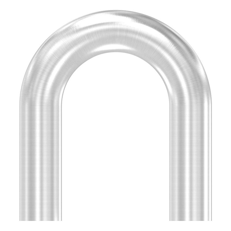 Tube bend 180°, made of 48.3x2.5mm tube, AISI304