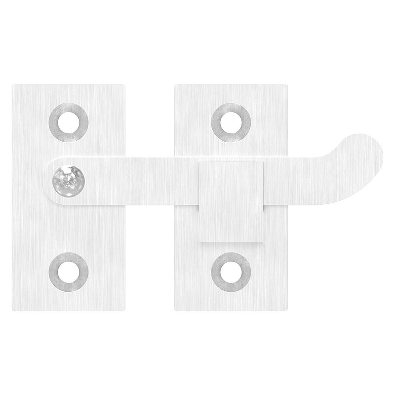 Bolt-on gate latch for 42.4 mm tube, AISI316