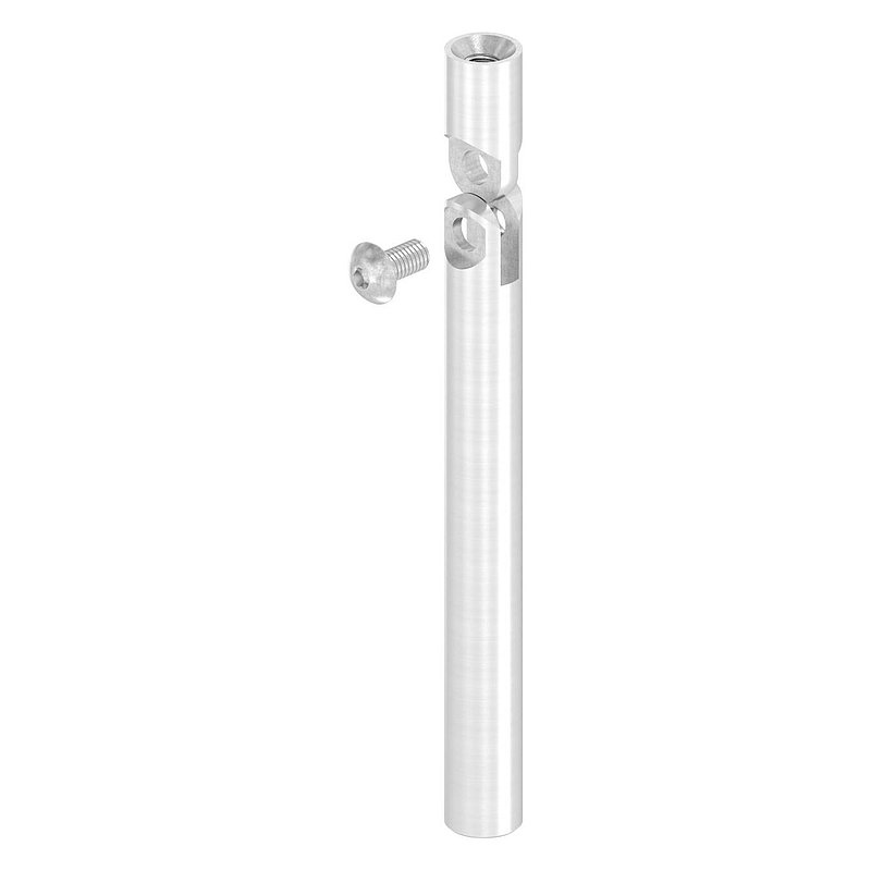 Pin Ø 12mm, L: 120mm, with internal thread, AISI304