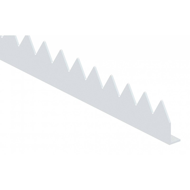 Zackenleiste 45x15x2,5mm, feuerverzinkt, L=2m