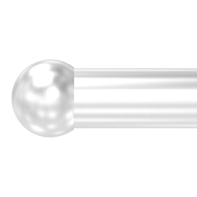Rohrabschlusskugel hohl für 60,3mm Rohr, mit M8