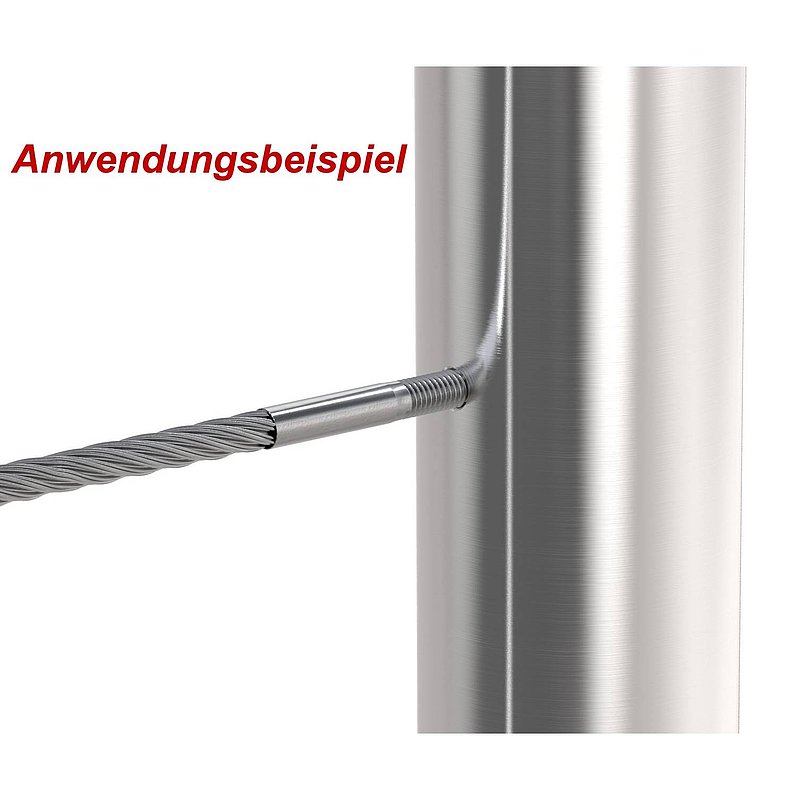 Câble acier inoxydable 7x7, Ø 5mm, V4A