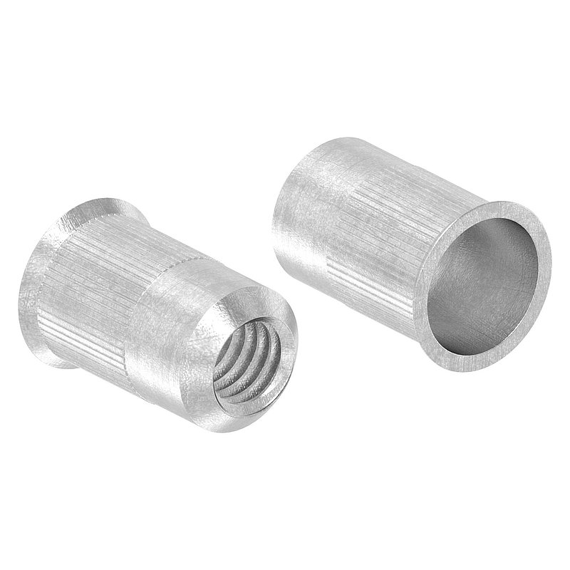 Blind-Einnietmutter, V2A, M4/Loch 6mm, VPE mit 250 Stück, V2A