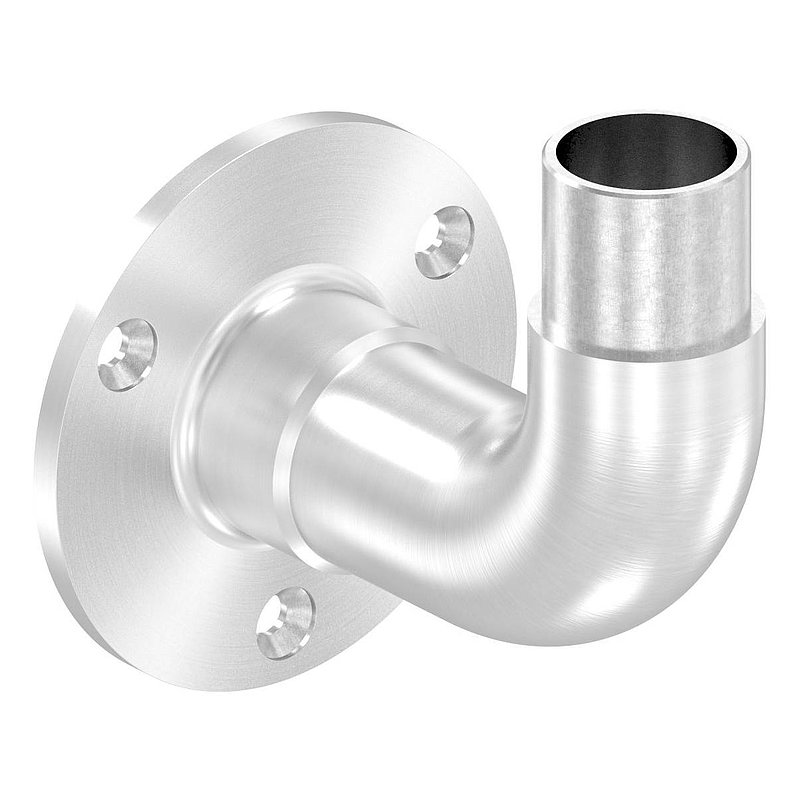 Wandhalter 90° für Rohr 33,7x2,0mm, V2A