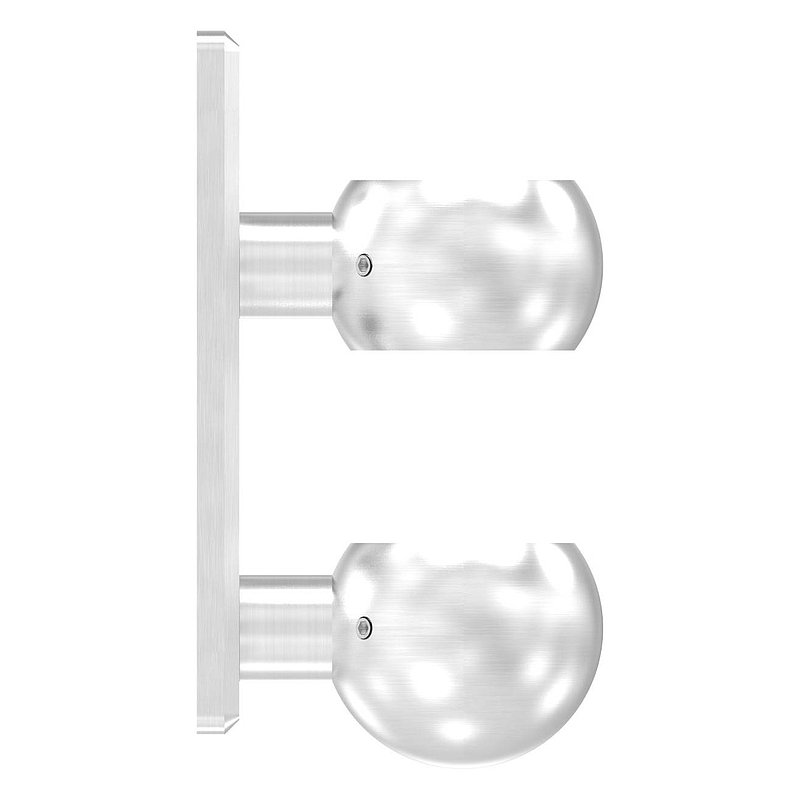 Wall mounting for railing posts 48.3 mm, AISI304