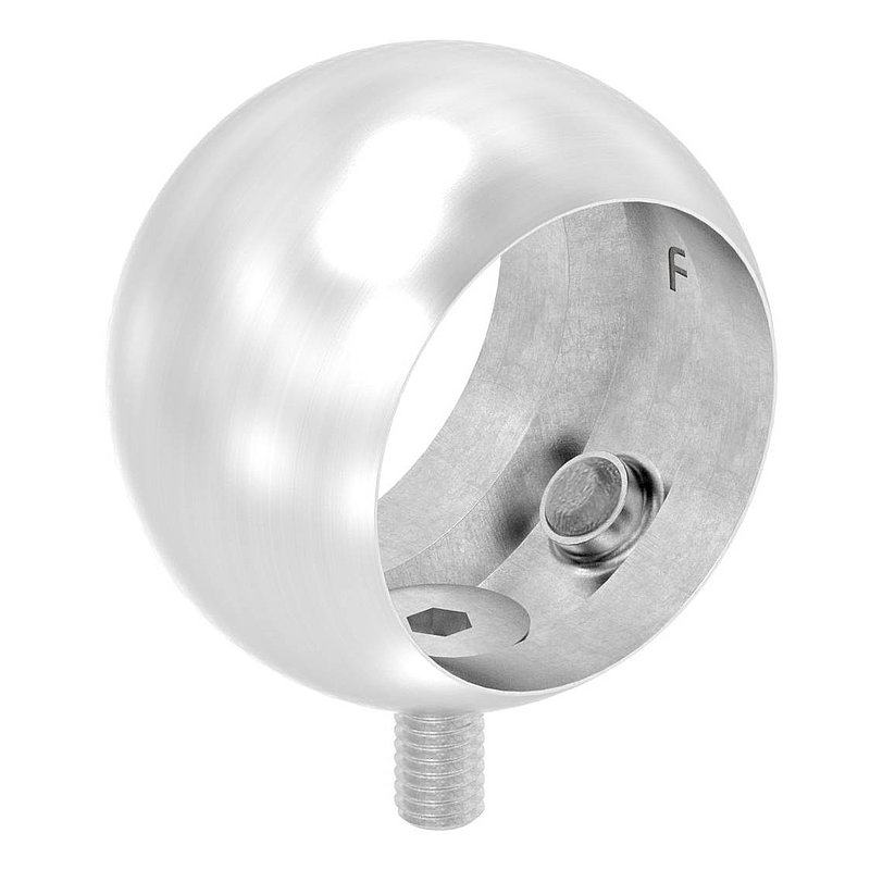 Kugelring für Handlaufhalter, 33,7mm, V2A