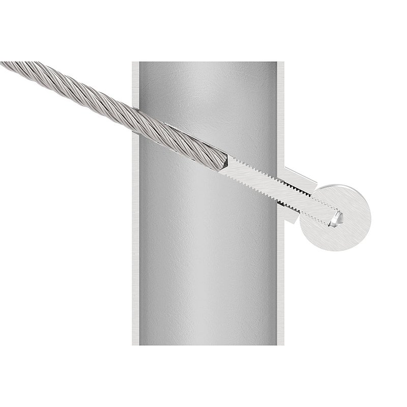 Formanschluss, für Gewinde M8, V2A