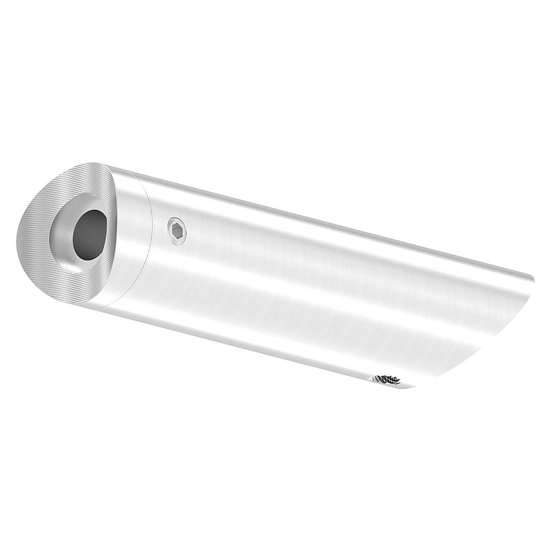 Angled tube spacer, for tube connection 42.4 mm, AISI304