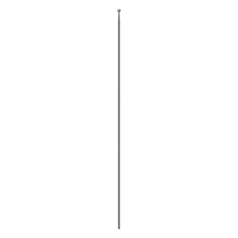 Zaunstab Ø 12mm, H: 1200mm, Kugel 19mm