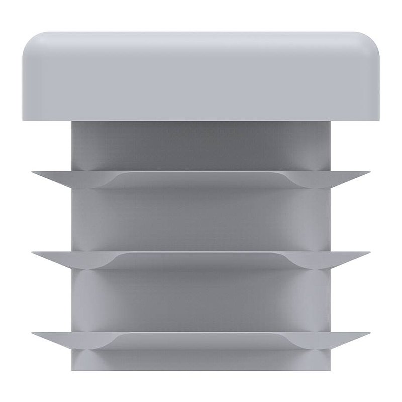 Bouchon plastique pour tube rectangle 40x20mm