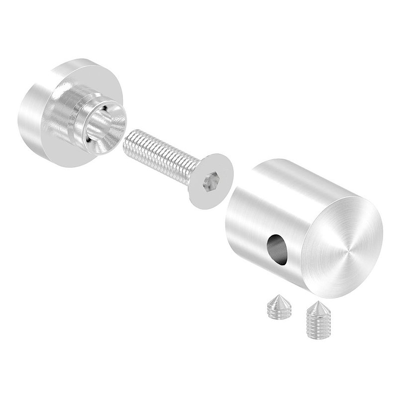 Cable holder, for 5mm rope, connection: 42.4mm, AISI304