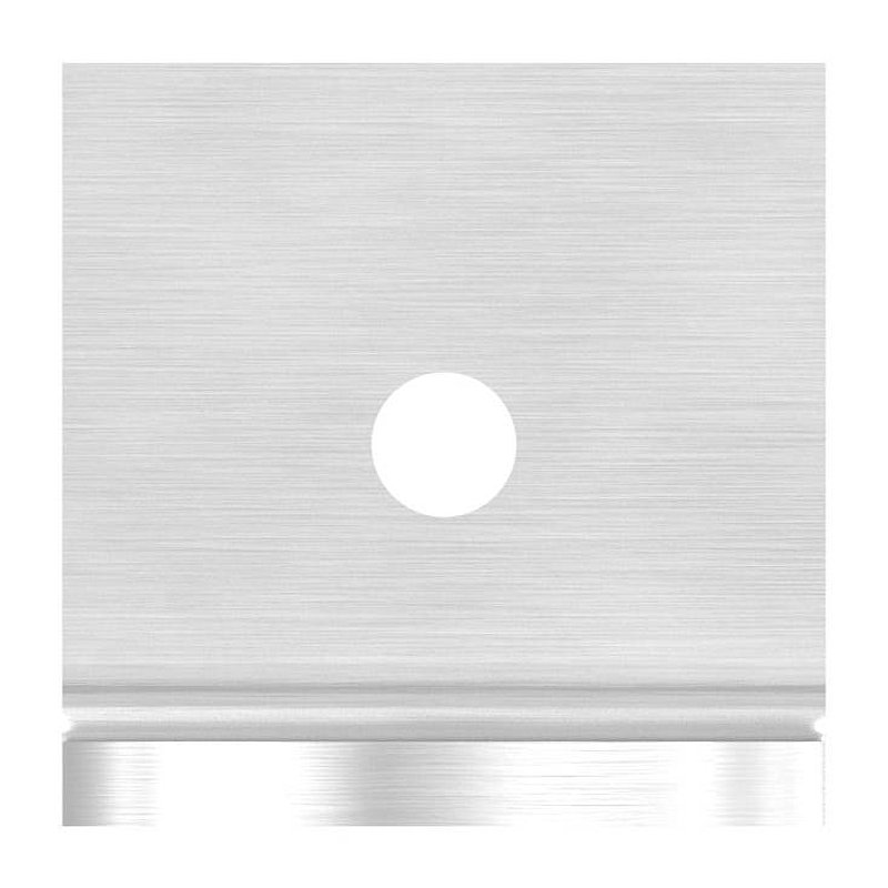 Languette coudée pour poignées de tirage pour tube 42,4mm, V2A