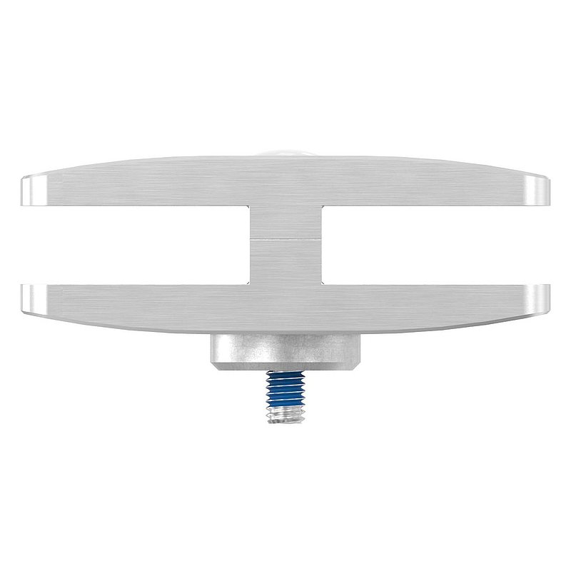 Privacy screen centre glass clamp mod. 26, AISI304