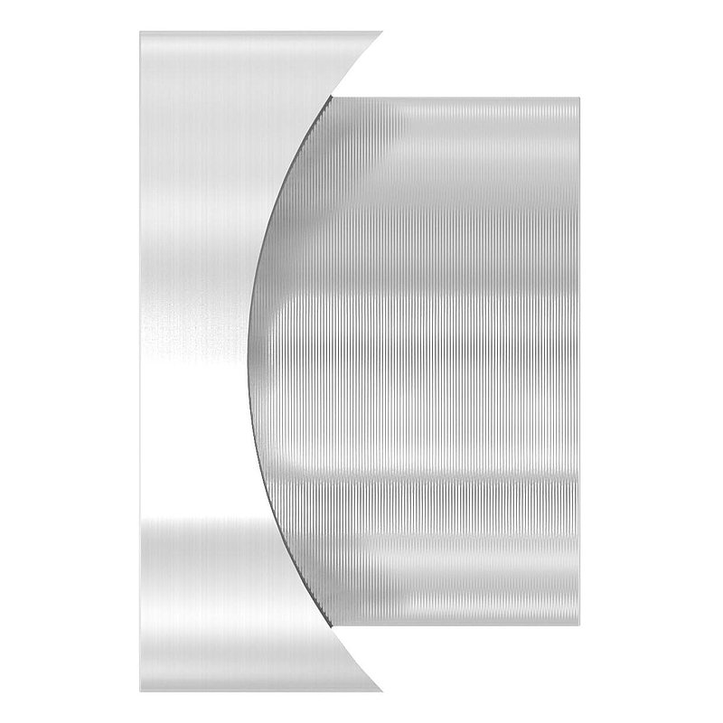 Threaded sleeve, suitable for hinge 120-M20-VA, for tube 42.4 mm, AISI304