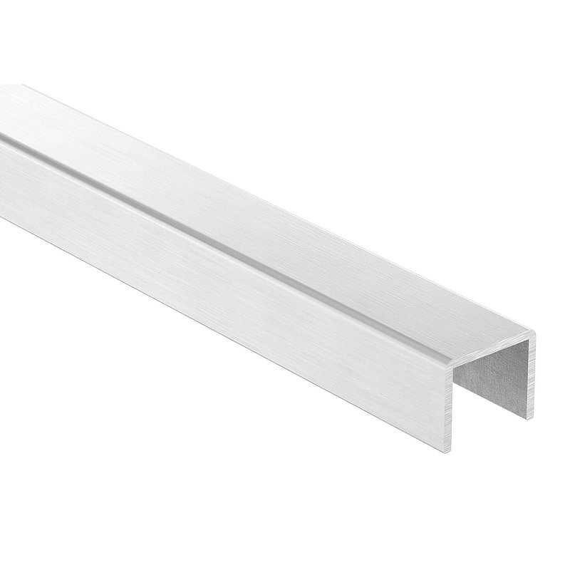 Edelstahl-U-Profil, 24x20x2mm, L: 3000mm, V2A