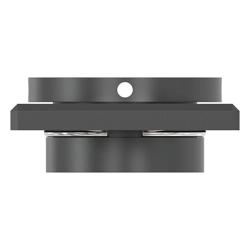 Square mounting plate 65x100mm