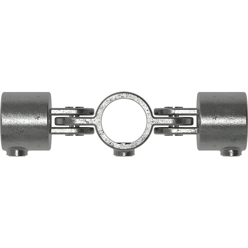 Pivot double, ajustable, 180°, pour tube Ø 42,4mm