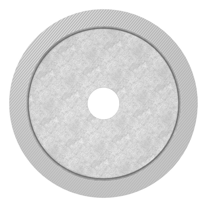 Unterteil für 62mm Glaspunkthalter, t: 50mm, V2A