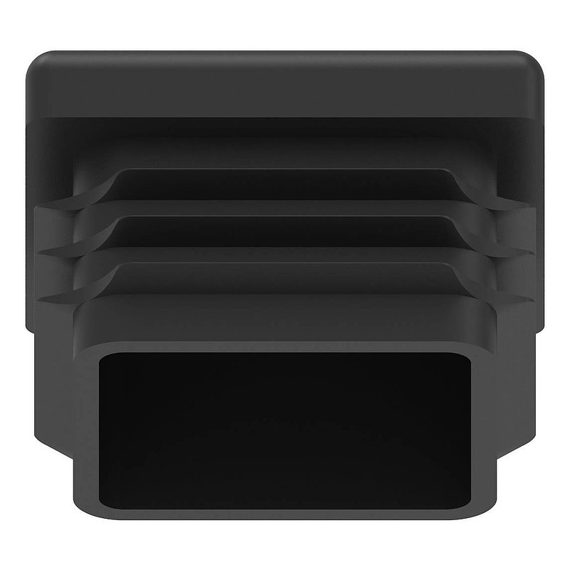 Plastic end cap for square tube 30x30mm