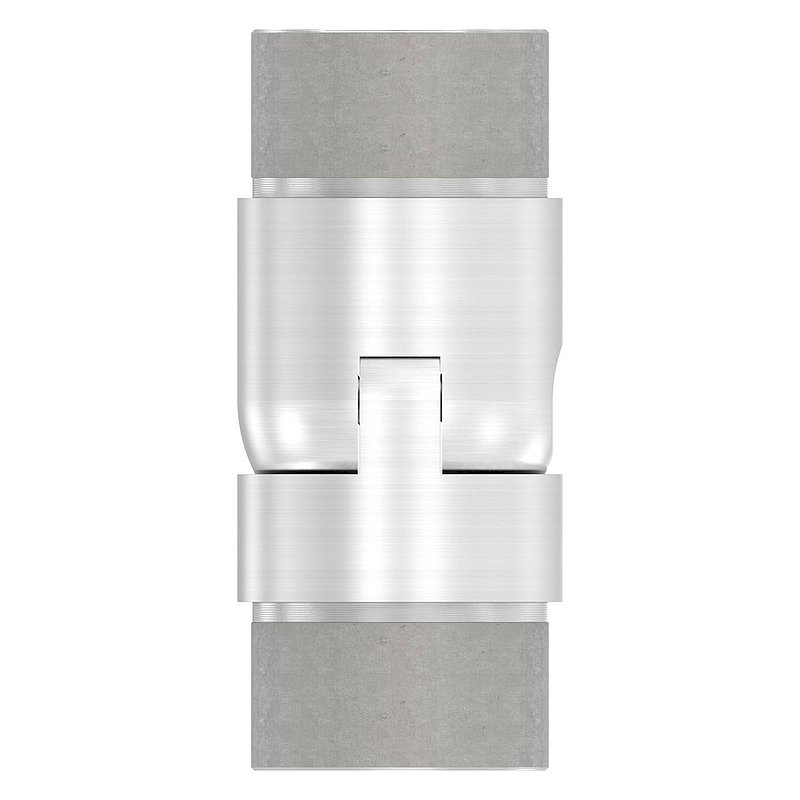 Raccord articulé creux pour câbles, pour tube Ø 48,3x2,0mm, V2A