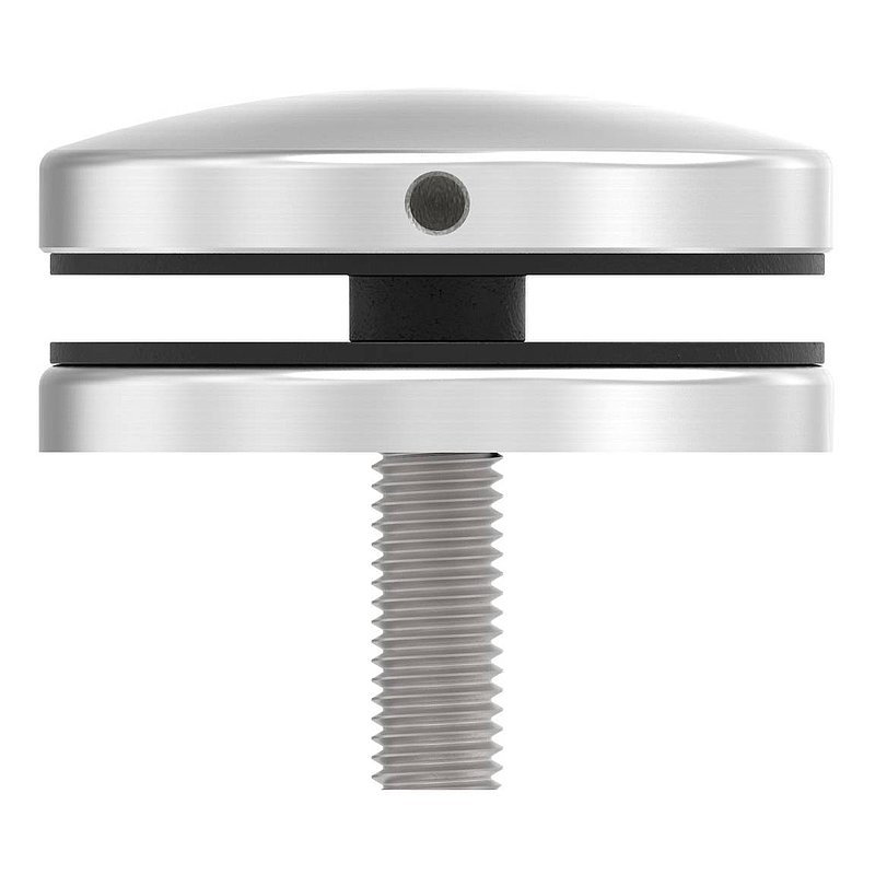 Glass point holder 72mm, connection: flat, AISI316
