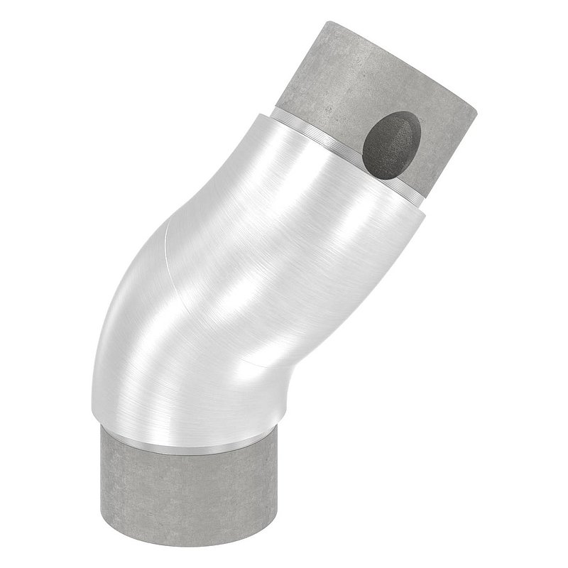 Rohrbogen verstellbar, hohl für Kabeldurchführung, für 42,4x2,0mm, V2A